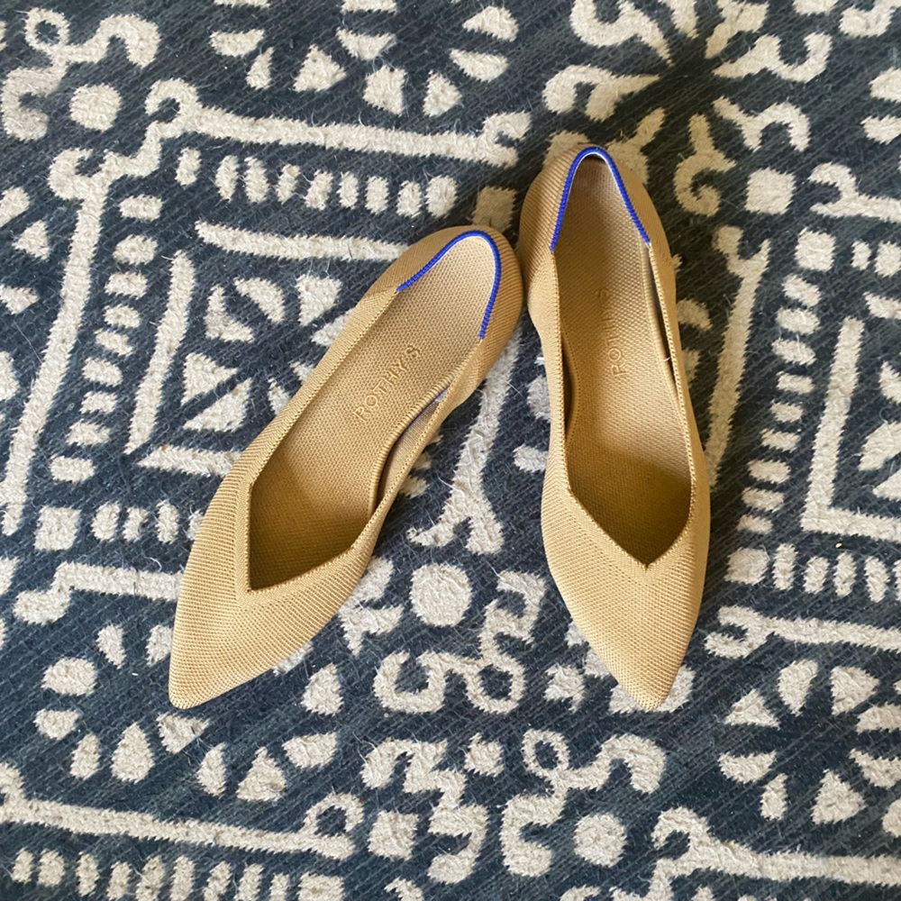 Rothy’s the point flats size 10.5 excellent condition, worn once